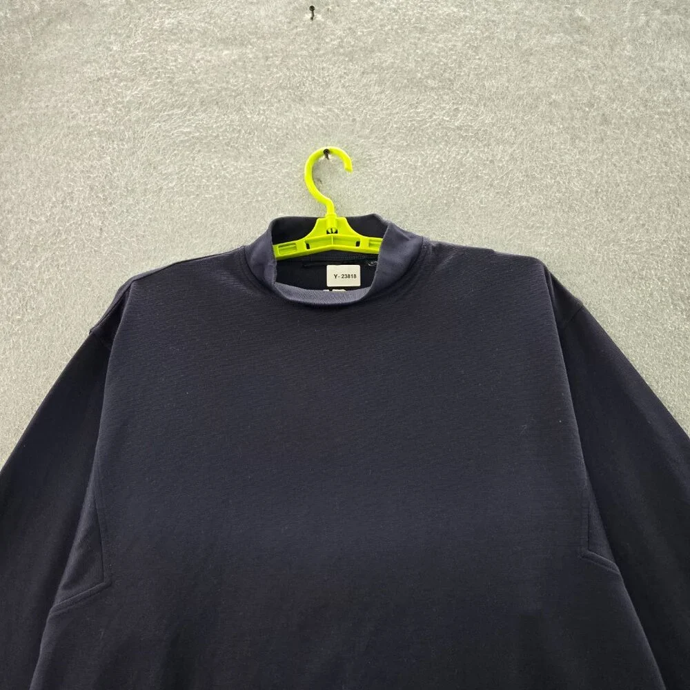 FootJoy Men Activewear Shirt 2XL Black Golf‎ Performance Mock Neck Base Layer